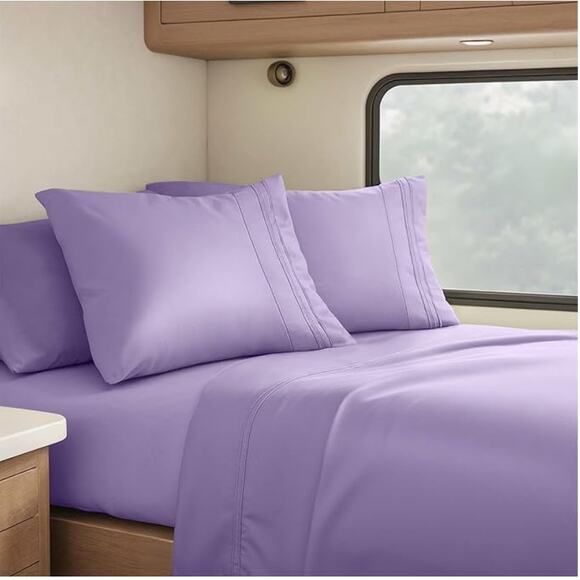 Clara Clark RV Queen Sheets, 6 Piece RV Sheets Set - Picture 1 of 2